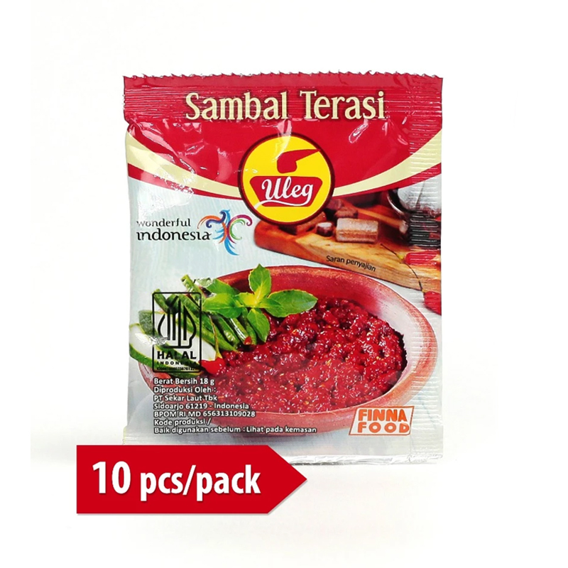 Finna Sambal Uleg Terasi 18g - 10 pcs
